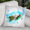 Sea Turtle Throw Pillow By Cornel Vlad - by all about vibe
