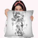 Seahorse I Throw Pillow By Cornel Vlad - by all about vibe