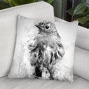 Songbird Branch I Throw Pillow By Cornel Vlad - by all about vibe