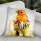 Songbird Branch Throw Pillow By Cornel Vlad - by all about vibe