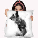 Squirrel On A Branch I Throw Pillow By Cornel Vlad - by all about vibe