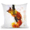 Squirrel On A Branch Throw Pillow By Cornel Vlad - by all about vibe