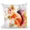 Squirrel Throw Pillow By Cornel Vlad - by all about vibe