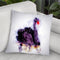 Swan Black Throw Pillow By Cornel Vlad - by all about vibe