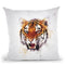 Tiger Head Angry Throw Pillow By Cornel Vlad - by all about vibe