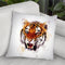 Tiger Head Angry Throw Pillow By Cornel Vlad - by all about vibe