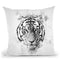 Tiger Head I Throw Pillow By Cornel Vlad - by all about vibe