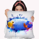 Tropical Fish Throw Pillow By Cornel Vlad - by all about vibe