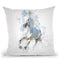 White Horse Throw Pillow By Cornel Vlad - by all about vibe
