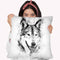 Wolfs Head I Throw Pillow By Cornel Vlad - by all about vibe