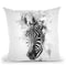 Zebra Head I Throw Pillow By Cornel Vlad - by all about vibe