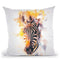 Zebra Head Throw Pillow By Cornel Vlad - by all about vibe