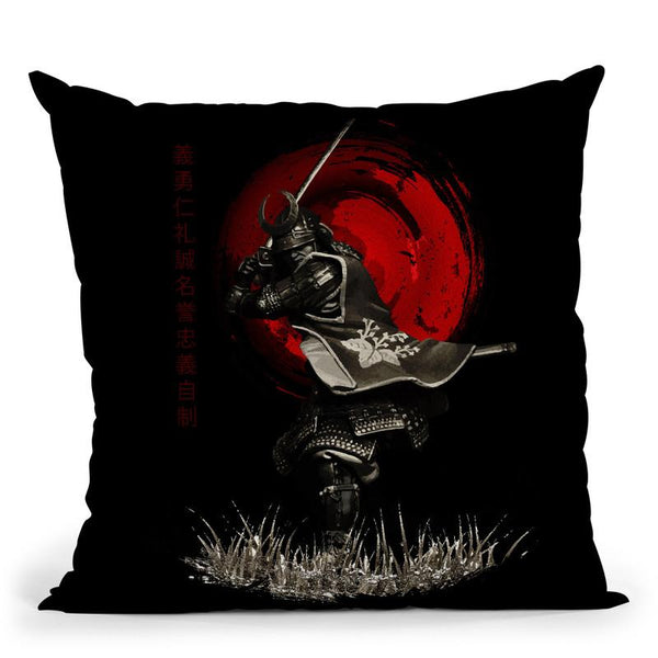 Attacking Warrior Throw Pillow By Cornel Vlad
