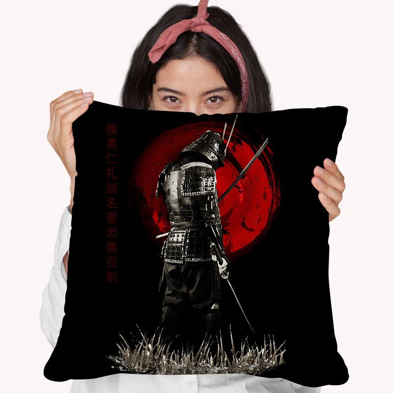 Back Turned Warrior Throw Pillow By Cornel Vlad