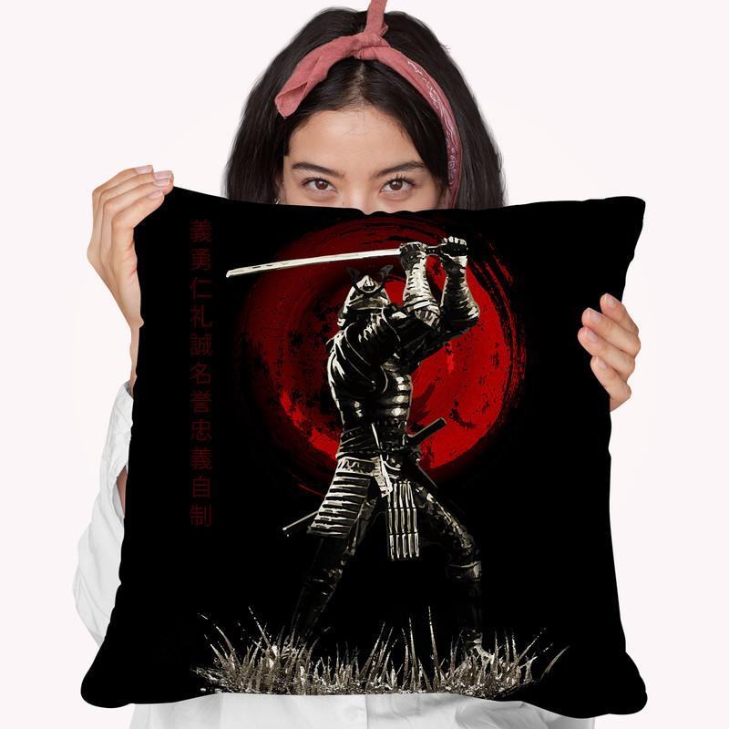 Blocking Warrior Throw Pillow By Cornel Vlad