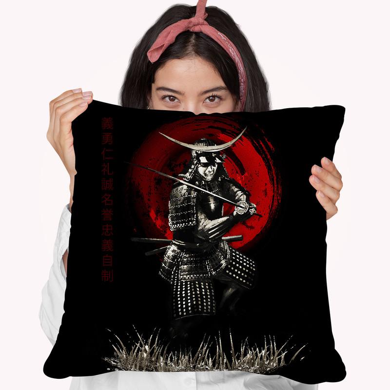 Defending Warrior Throw Pillow By Cornel Vlad