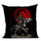 Riding Into Battle On Horse Warrior Throw Pillow By Cornel Vlad