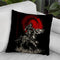 Riding Into Battle On Horse Warrior Throw Pillow By Cornel Vlad