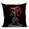 Samurai With Rifle Warrior Throw Pillow By Cornel Vlad