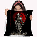 Samurai With Spear Warrior Throw Pillow By Cornel Vlad