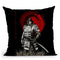 Standing Looking Warrior Throw Pillow By Cornel Vlad