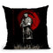 Standing Posing Warrior Throw Pillow By Cornel Vlad