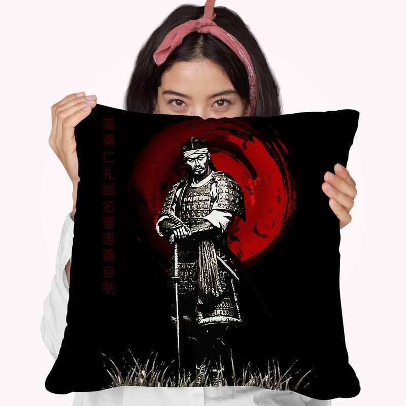 Standing Posing Warrior Throw Pillow By Cornel Vlad