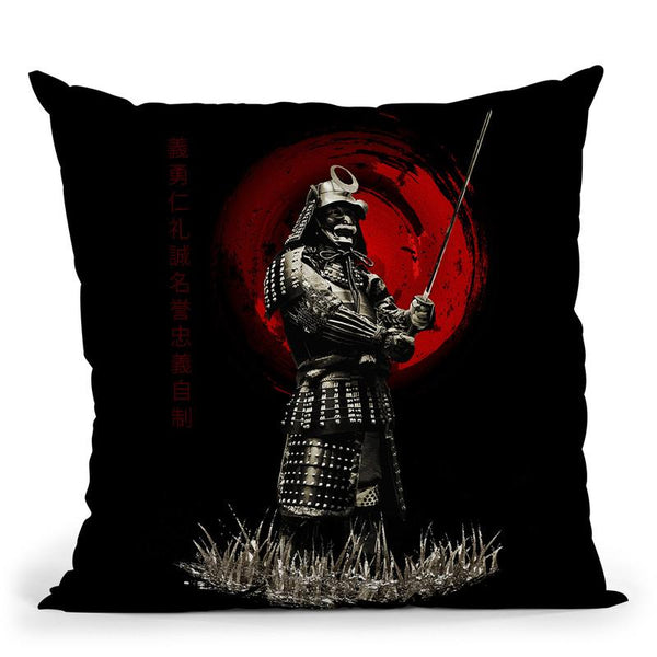 Standing Strong Warrior Throw Pillow By Cornel Vlad