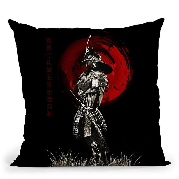 Standing Warrior Throw Pillow By Cornel Vlad