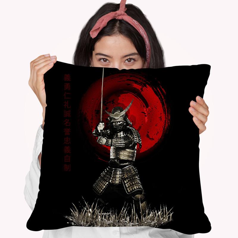 Strong Stance Warrior Throw Pillow By Cornel Vlad