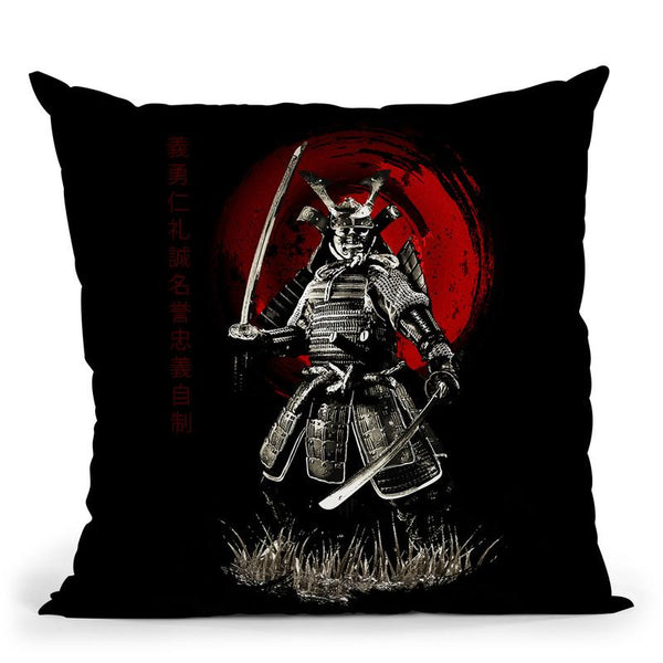 Warrior Throw Pillow By Cornel Vlad