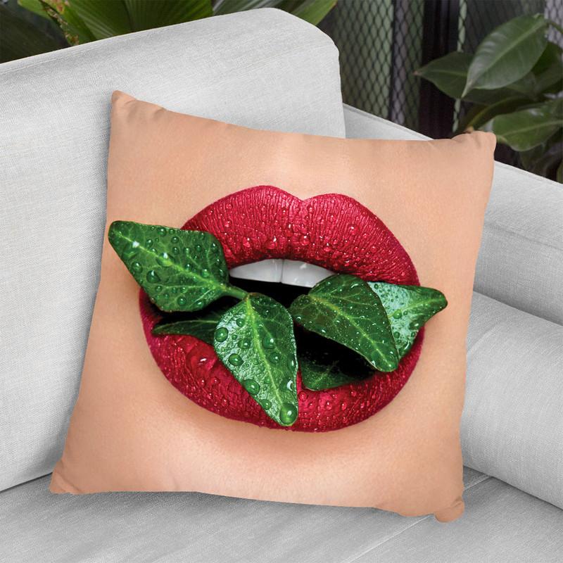 Poison Ivy Throw Pillow By Vlada Haggerty - by all about vibe