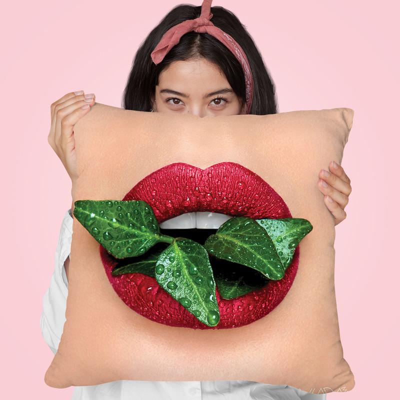 Poison Ivy Throw Pillow By Vlada Haggerty - by all about vibe