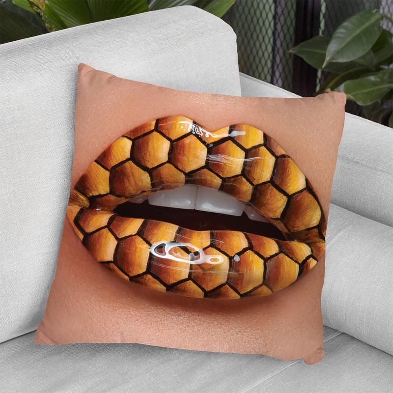 Royal Jelly Throw Pillow By Vlada Haggerty - by all about vibe