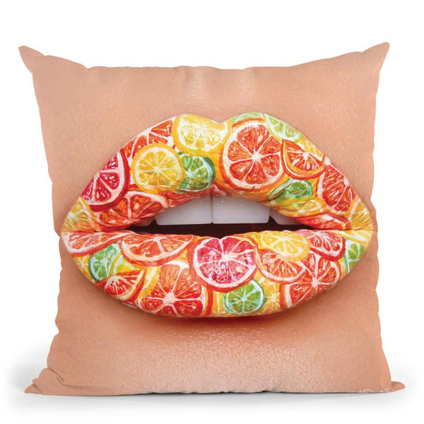 Zest Throw Pillow By Vlada Haggerty - by all about vibe