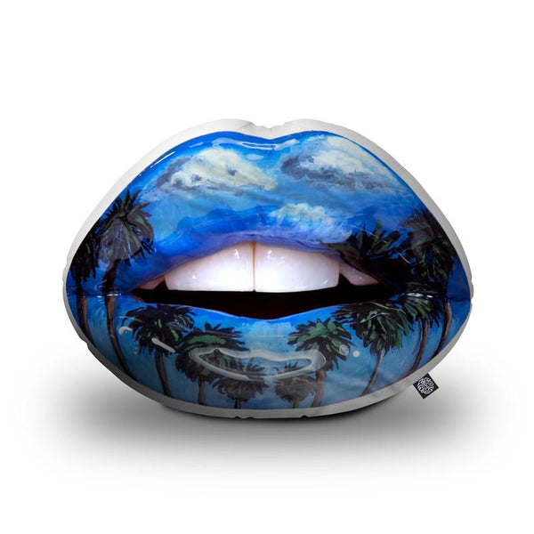 Beverly Hillsaped Throw Pillow By Vlada Haggerty - by all about vibe