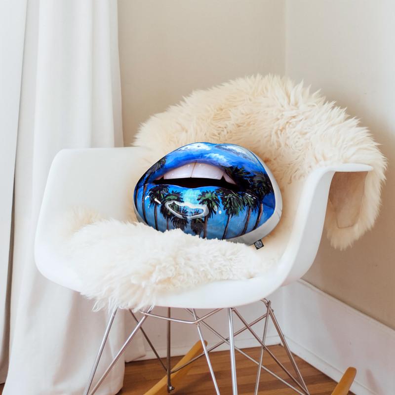 Beverly Hillsaped Throw Pillow By Vlada Haggerty - by all about vibe