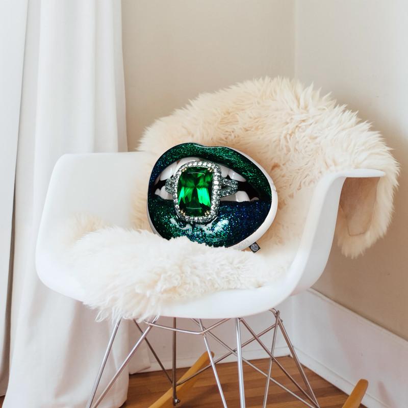 Envyaped Throw Pillow By Vlada Haggerty - by all about vibe