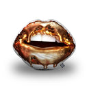 Golden Honeyaped Throw Pillow By Vlada Haggerty - by all about vibe