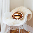 Golden Honeyaped Throw Pillow By Vlada Haggerty - by all about vibe