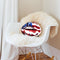 Independence Dayaped Throw Pillow By Vlada Haggerty - by all about vibe
