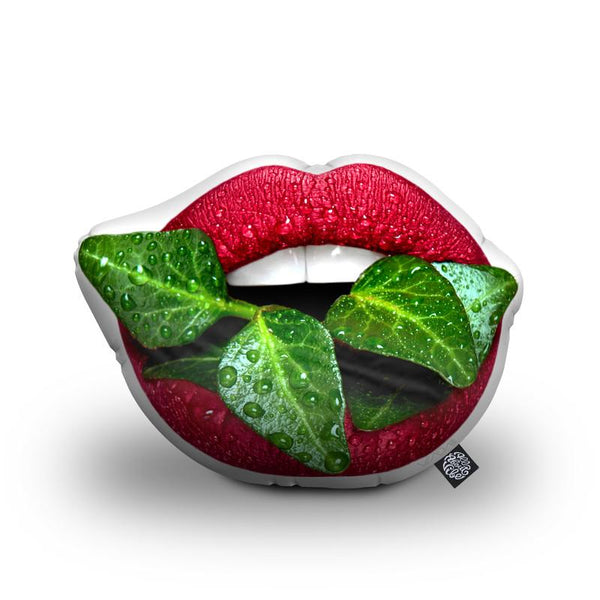 Poison Ivyaped Throw Pillow By Vlada Haggerty - by all about vibe