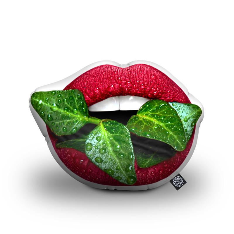 Poison Ivyaped Throw Pillow By Vlada Haggerty - by all about vibe