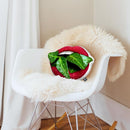 Poison Ivyaped Throw Pillow By Vlada Haggerty - by all about vibe