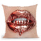 Rose Gold Throw Pillow By Vlada Haggerty - by all about vibe
