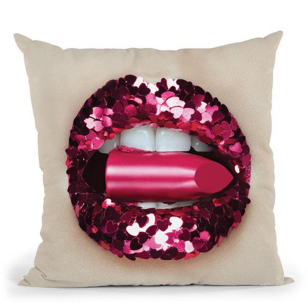 Empty Calories Throw Pillow By Vlada Haggerty - by all about vibe