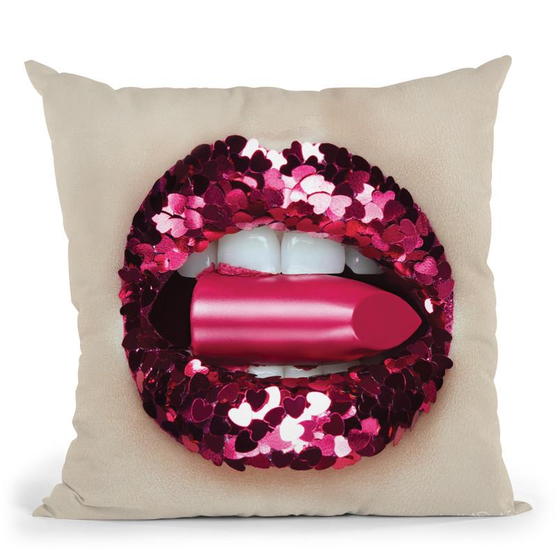 Empty Calories Throw Pillow By Vlada Haggerty - by all about vibe