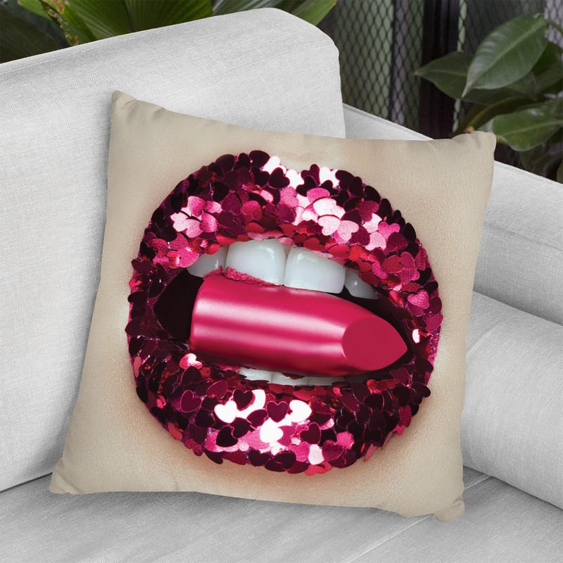 Empty Calories Throw Pillow By Vlada Haggerty - by all about vibe