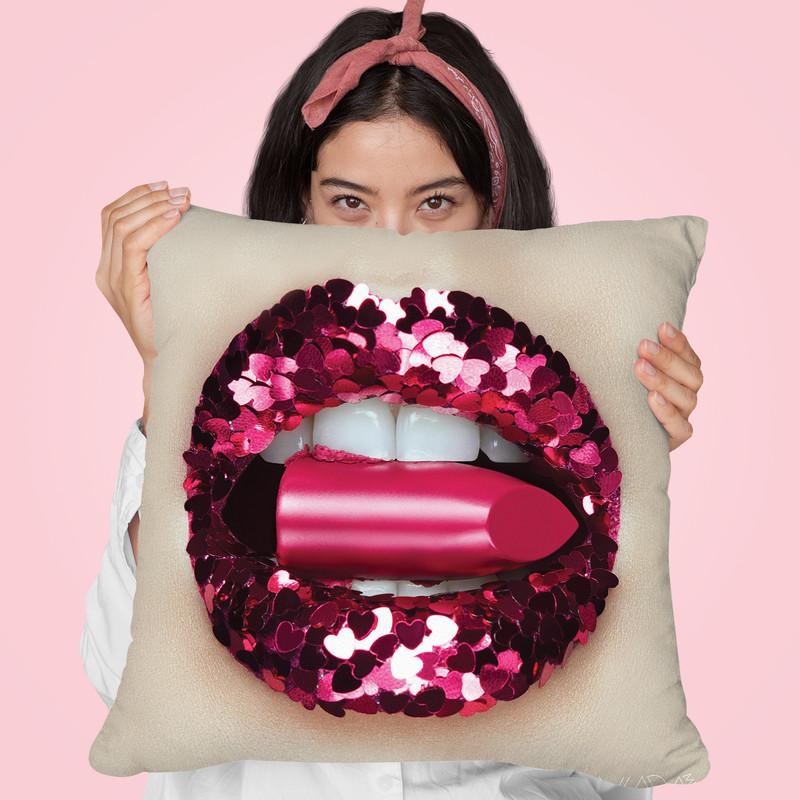 Empty Calories Throw Pillow By Vlada Haggerty - by all about vibe
