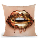 Golden Honey Throw Pillow By Vlada Haggerty - by all about vibe